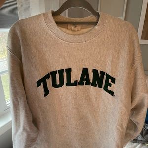 awesome champion tulane crewneck!!!